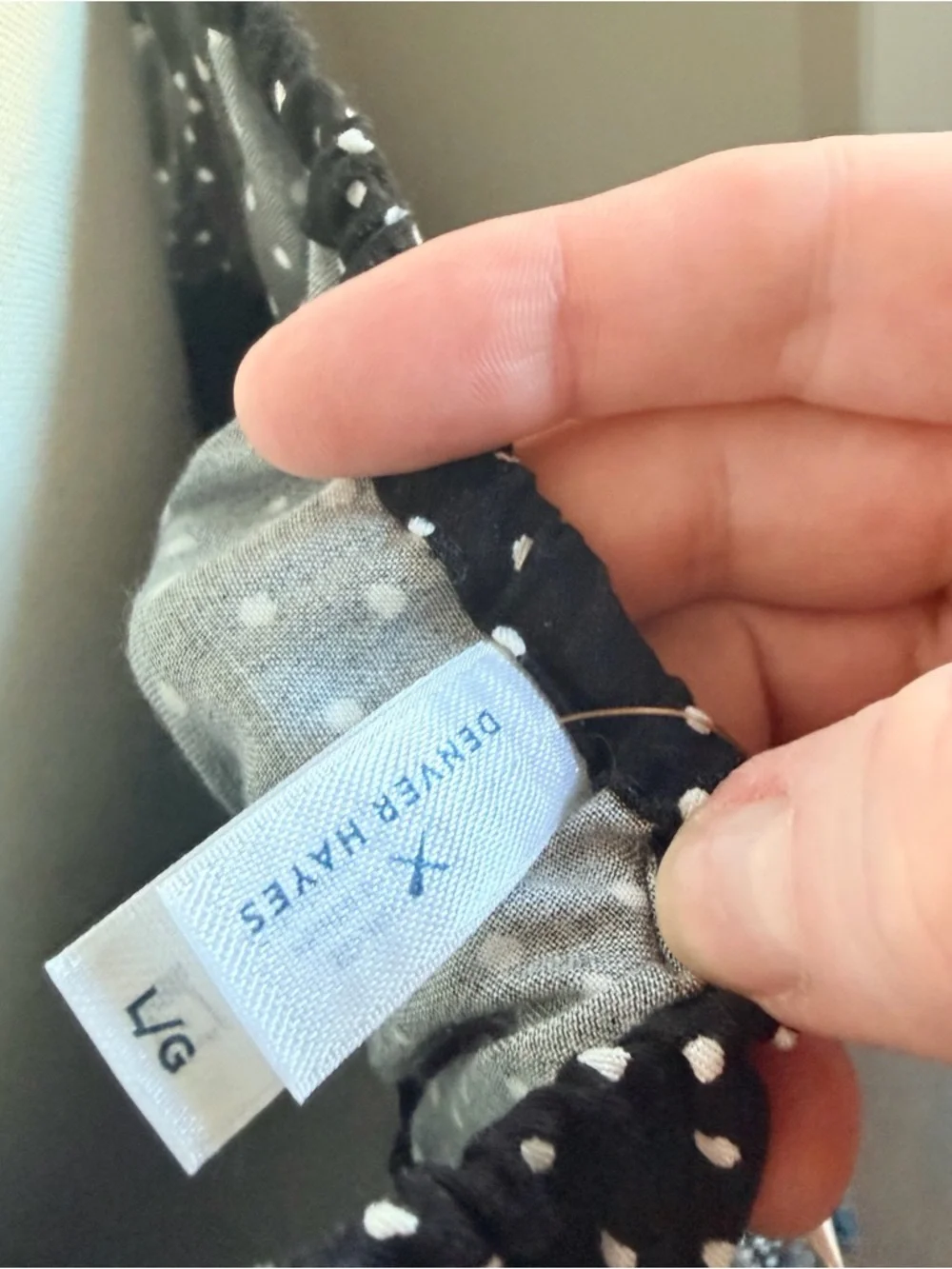 Denver Hayes Black and White Polka Dot Maxi Dress - Picture 13 of 16